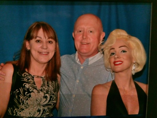 Dot, Marilyn Munroe & John in Las Vegas 2014