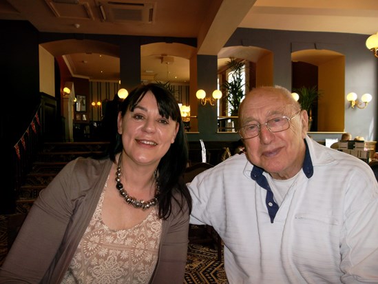 Dot and her Dad Fred 04/06/2012