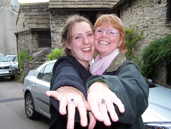 Visit to the Blue John Mine. 2005. We just had to buy jewellery as well. Mum bought two things as she couldn't decide!