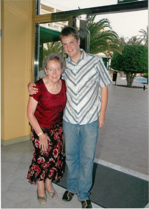 Nana and Nicholas in Lanzarote 