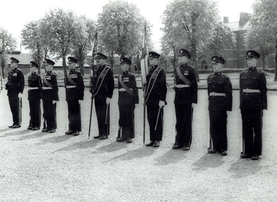 Queen's Coronation 1952 (Les second from left)