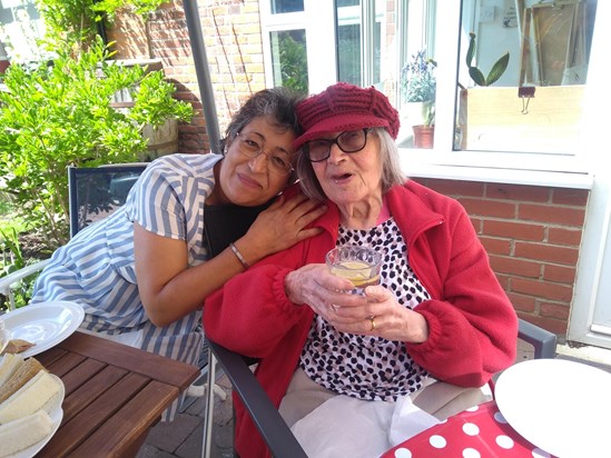 Sohaila and Betty 97th Birthday
