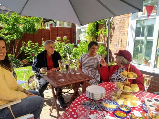 97th Birthday Tea with Rachel, Peter and Sohaila