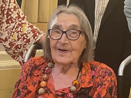 Betty at her 100th Birthday Party
