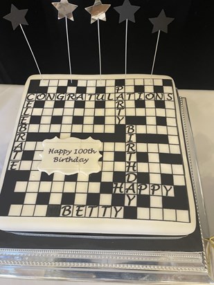 Betty's 100th Birthday Cake
