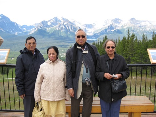 With Purnendu and Bindu Das, on Alaska trip