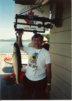 Ed's fishing trip in Canada, 1991-photo sent by Vickie