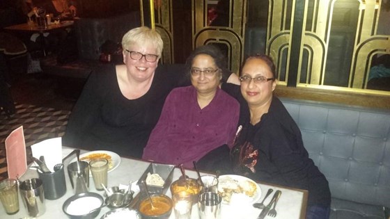 Ameeta, Runa & Sue  - Christmas Catch ups and celebrations