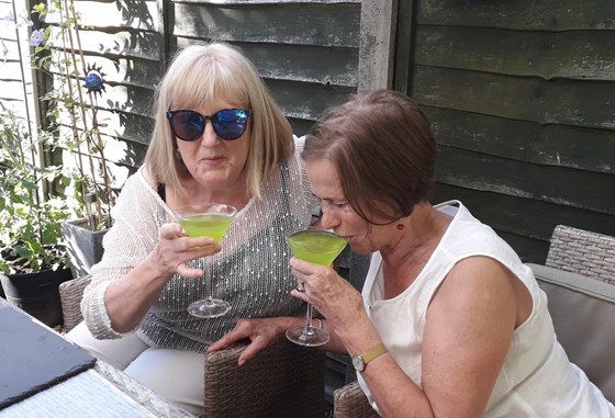 Sue & Sonia with Cocktails 2019