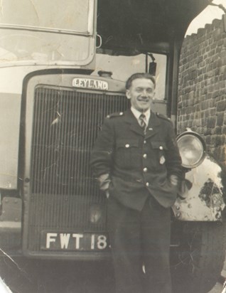 Dad with a Todmorden Bus