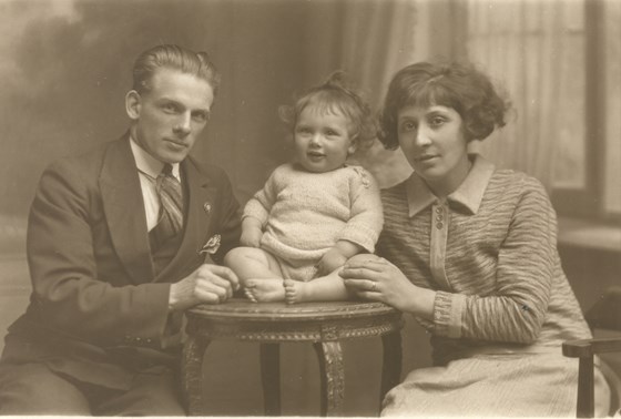 Dad with his parents