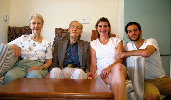 with Jackie, Tanya and Cedric, 2007