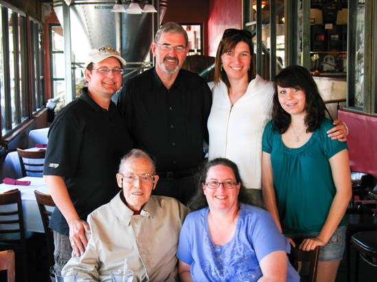 With the Wilson clan, 2010