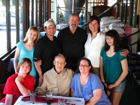 with the Wilson clan, May 2009