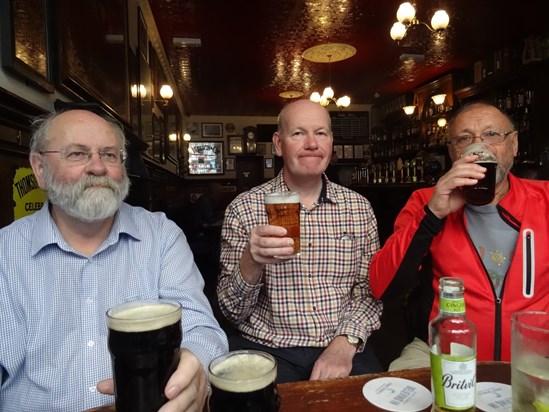 Drinking buddies in Edinburgh.