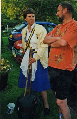Karen & Clive Fleet Morris years ago.