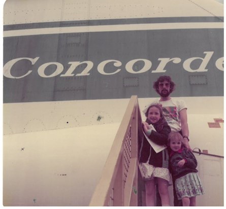 Our first ever plane ride (we wish) 1977
