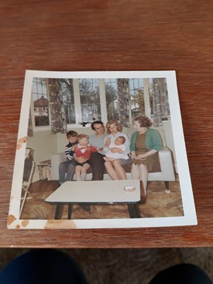 Start of a young family! (Not sure the year but probably 1968...)
