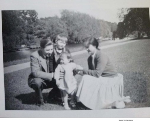 A family day at the river in Henley in our early years