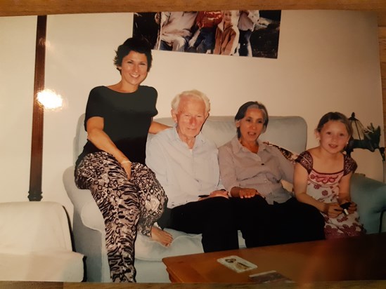 Tara, Dad, Mum & Lily. Eastbourne 12012