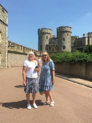 A super day out at Windsor Castle with Meg courtesy of our chauffeur and long term friend John Case