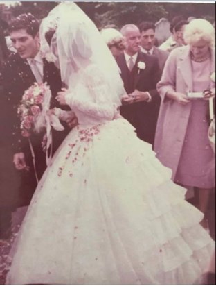 Wedding Day 11th August 1962 at St john's Church, Leytonstone