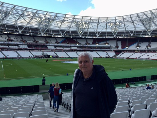 John at West Ham Stadium