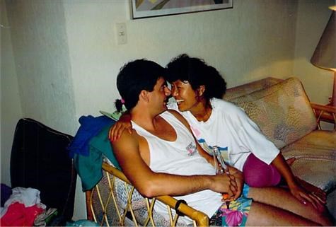Karin and Richard in Cancun 1990.