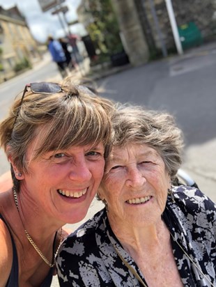 Mum and Sally - A day out in Bradford Upon Avon August 2020