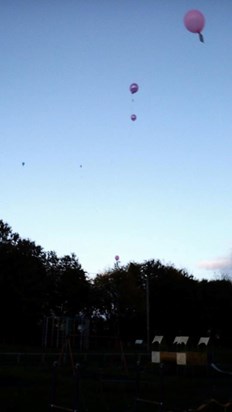 more balloons in memory marking 10 years since you passed away mam