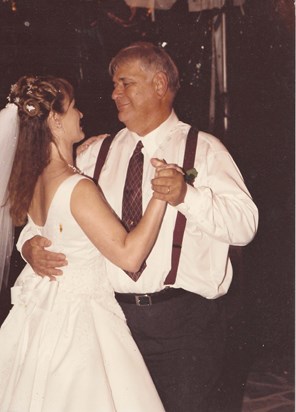 Dancing with Daddy's little girl. 2003