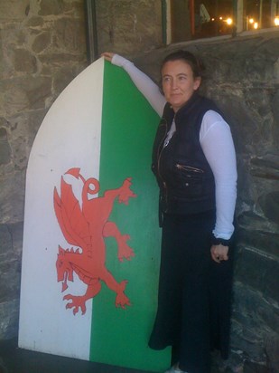 Proud of her Welsh roots  