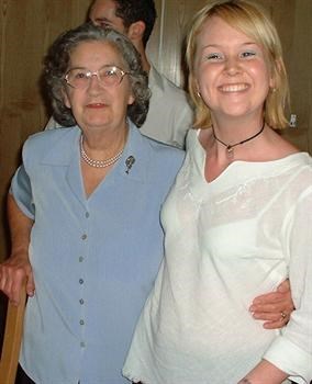 Olive and Grandaughter Naomi September 2002