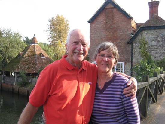 Val and Tony in the New Forest 