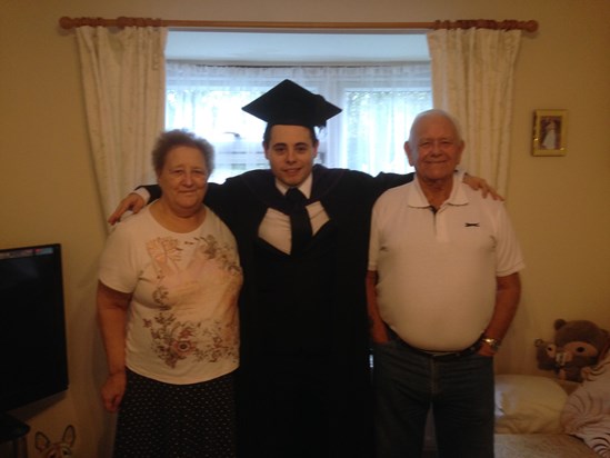 Mum, Matt & Dad on Matts graduation day xx