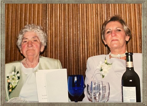 Mum and Nan at Natalies wedding
