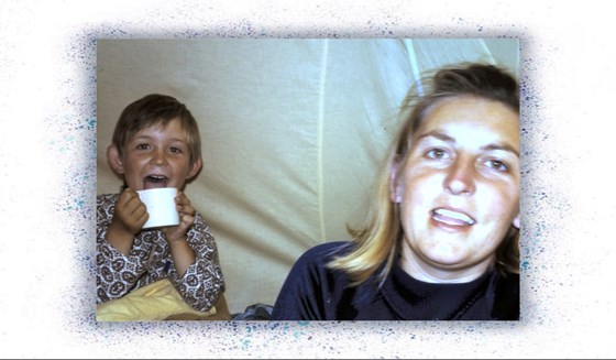Mum Gordon Camping