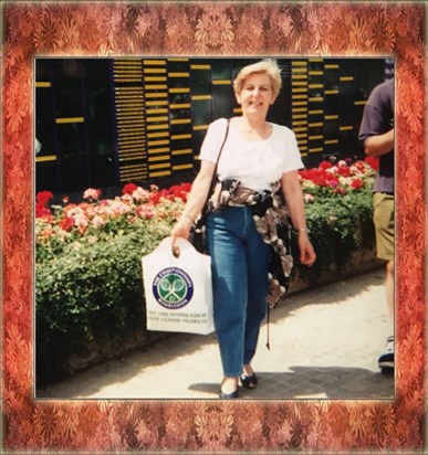 Mum at Wimbledon