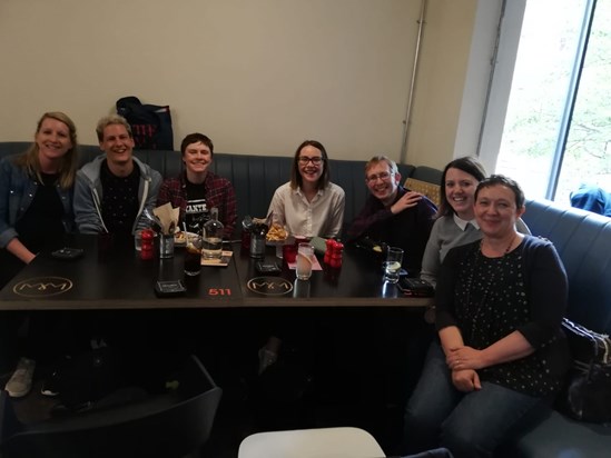 Team lunch May 2019