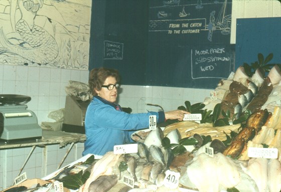 Early 70s in the Fish Shop