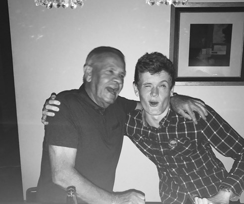Ron and his grandson Cameron 