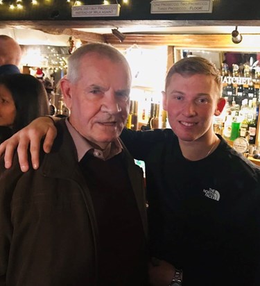 Ron and his grandson Cavan 