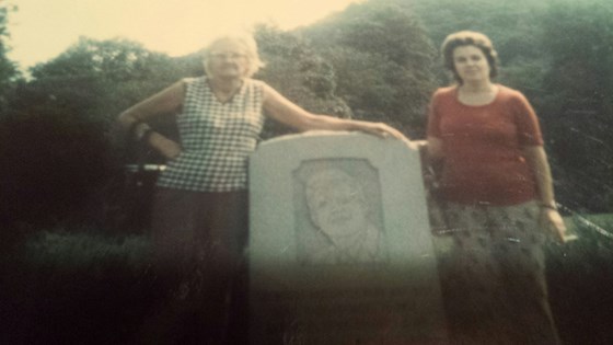Marilyn on right with her Mother Ida on left
