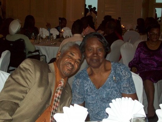 Dad and Mom at Agape Church's Mother's Day Luncheon