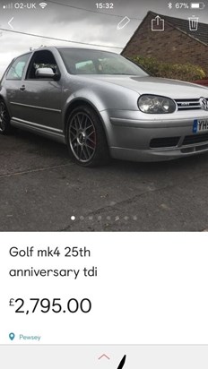 Broke my heart seeing your car up for sale xxxxx