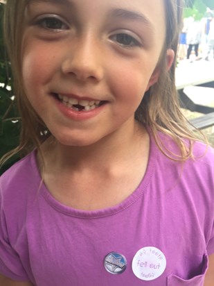 Lost another tooth today daddy xxxx