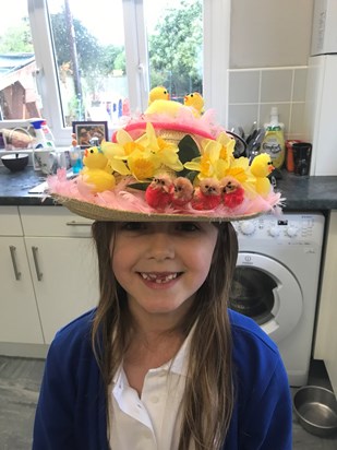 Easter bonnet 2019 made by Reann xxx