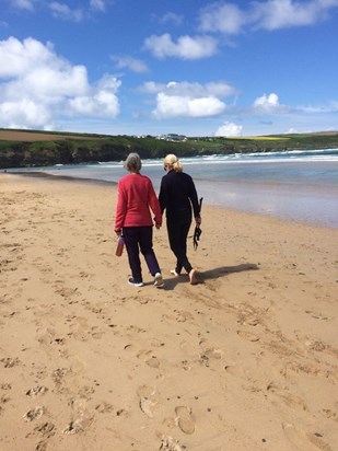 Walking and sharing in our beloved Cornwall.
