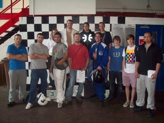Remember this day well Scott, quick rush down to Swindon for a spot of Karting & Minimoto. RIP buddy