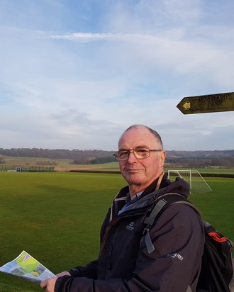 Beginning of a winter walk